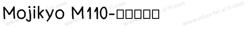 Mojikyo M110字体转换